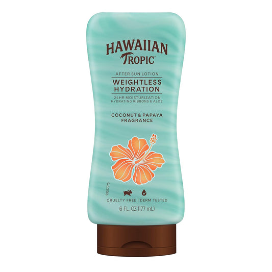 【追跡可能海外メール便】Hawaiian Tropic Weightless Hydration After Sun Lotion 6oz ハワイアントロピック ウェイトレス ハイドレーション アフターサン ローション 177ml