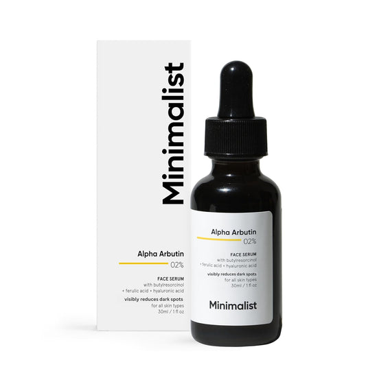 【追跡可能海外メール便】Minimalist 2% Alpha Arbutin Serum for Removing Pigmentation Acne MarksDark 1oz ミニマリスト 2% アルブチン配合セラム ニキビ ダークスポット 日焼け 30ml