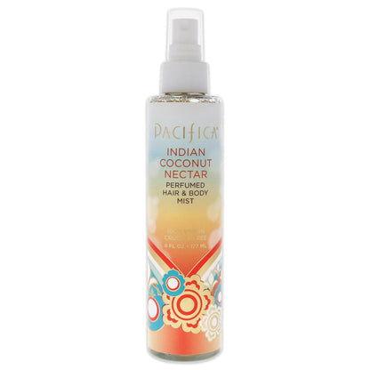 【エクスプレス便】Pacifica Indian Coconut Nectar Perfumed Hair & Body Mist  Alcohol Free Coconut Vanilla Scent 6oz パシフィカ インディアンココナッツネクターの香りがするヘア＆ボディ用ミスト 177ml