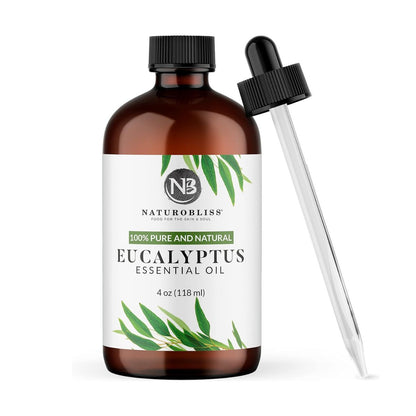 【追跡可能海外メール便】NaturoBliss 100% Pure Natural Undiluted Eucalyptus Essential Oil 4oz アロマオイル ナチュロブリス 100%ピュア ナチュラル 未希釈 ユーカリ エッセンシャルオイル 118ml