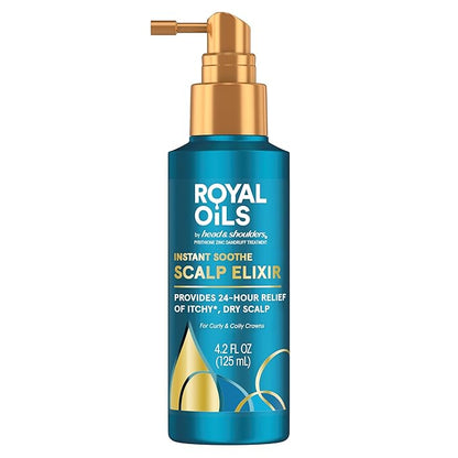 【追跡可能海外メール便】Head & Shoulders Scalp Elixir Treatment, Instant Soothe Royal Oils Collection with Cooling Menthol and Peppermint oil 4.2oz スカルプ エリクサー トリートメント インスタント スーズ ロイヤルオイルズ コレクション  125ml