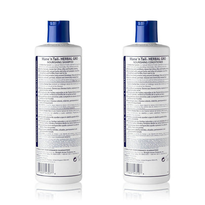 【エクスプレス便】Mane 'n Tail Herbal Gro Shampoo & Conditioner Olive Oil Complex 12ozオリーブ油配合シャンプー&コンディショナー