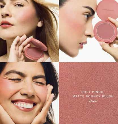 【エクスプレス便】Rare Beauty レアビューティー by Selena Gomez Rare Beauty Soft Pinch Matte Bouncy Blush Hope (nude mauve) 0.22oz　ソフトピンチ マット バウンシー ブラッシュ 色：ホープ (ヌードモーヴ)   セレーナゴメス