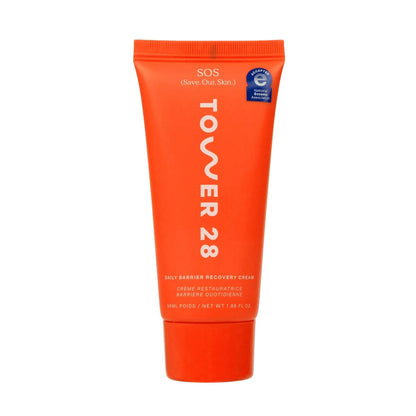 【追跡可能海外メール便】Tower 28 SOS デイリー バリア リカバリー クリーム 55ml 敏感肌 保湿クリーム 肌バリアケア 赤み 整肌 セラミド配合 ノンコメド アクネケア