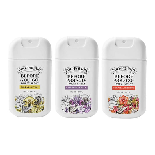 【エクスプレス便】Poo-Pourri Before-You-Go Pocket Toilet Spray Travel Essentials 1oz 3 Pack　プープリ トイレ ポケットスプレー 30ml  3本セット  消臭スプレー 消臭 携帯スプレー
