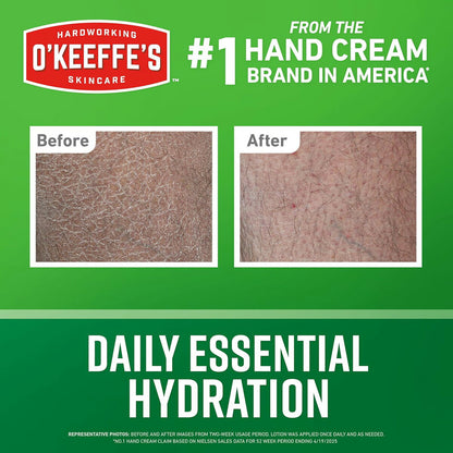 【エクスプレス便】 O'Keeffe's Hand and Body Lotion 12oz　オキーフス ハンド＆ボディローション 340g  乾燥肌 保湿 オールインワン