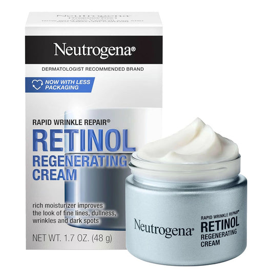 【追跡可能海外メール便】ニュートロジーナ レチノール配合クリーム 1.7oz 48g　Neutrogena Rapid Wrinkle Repair Retinol Regenerating Face Cream スキンケア 美容