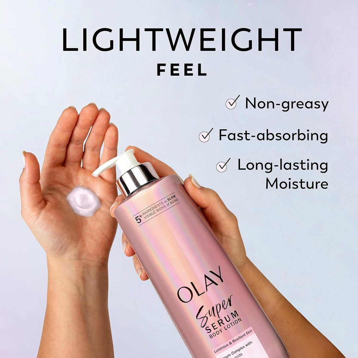 【エクスプレス便】Olay スーパーセラム ハンド & ボディローション 乾燥肌用 547ml オレイ Olay Super Serum Hand & Body Lotion for Dry Skin 18.5 fl oz 高保湿 うるおい肌 しっとり