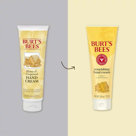 【追跡可能海外メール便】Burt's Bees Hand Cream, Honey & Grapeseed Oil 2.6oz バーツビーズ ハンドクリーム 　メール便 ハンドクリーム　肌荒れ　クリーム　ケア　ボディケア