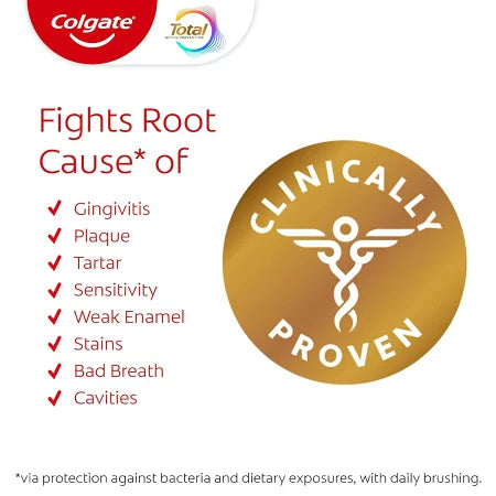 【エクスプレス便】【 お得な4本セット】コルゲート Colgate Total Whitening Toothpaste Gel 10 Benefits Whitens Teeth and Provides Sensitivity Relief Mint Flavor 4 Pack 5.1 Ozトータル ホワイトニング歯磨き粉ジェル  白い歯 知覚過敏