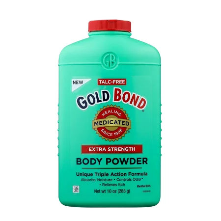 【エクスプレス便】Gold Bond Medicated Talc-Free Extra Strength Body Powder10 oz <br> ゴールドボンド 薬用タルク不使用 ボディパウダー 強力タイプ 283g