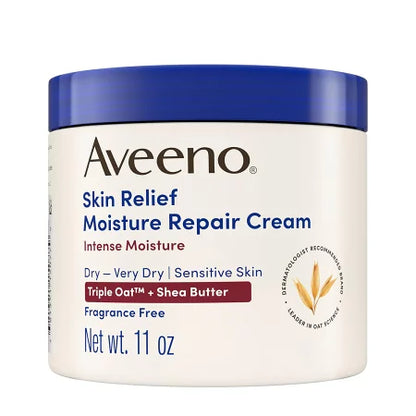 【エクスプレス便】Aveeno Skin Relief Intense Moisture Repair Body Cream 11oz アビーノ スキンリリーフ インテンス モイスチャーリペアボディクリーム 311g  乾燥肌 無香料 ボディケア 保湿
