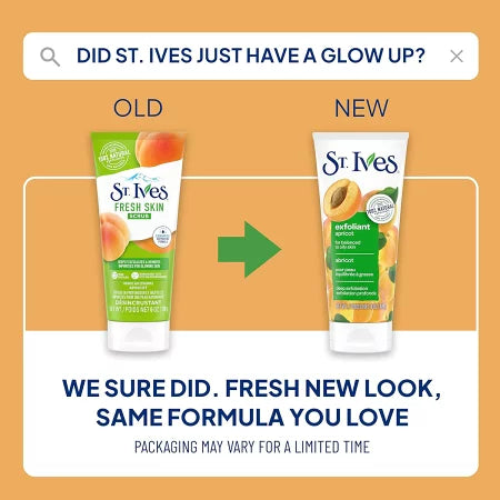 【エクスプレス便】【フレッシュスキン】ツルツルのお肌に！アプリコット・スクラブ洗顔 170g St. Ives Fresh Skin Apricot Scrub