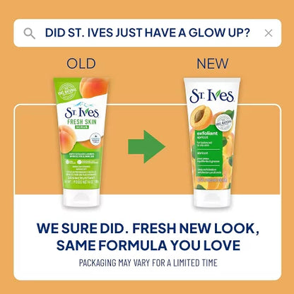 【エクスプレス便】【フレッシュスキン】ツルツルのお肌に！アプリコット・スクラブ洗顔 170g St. Ives Fresh Skin Apricot Scrub